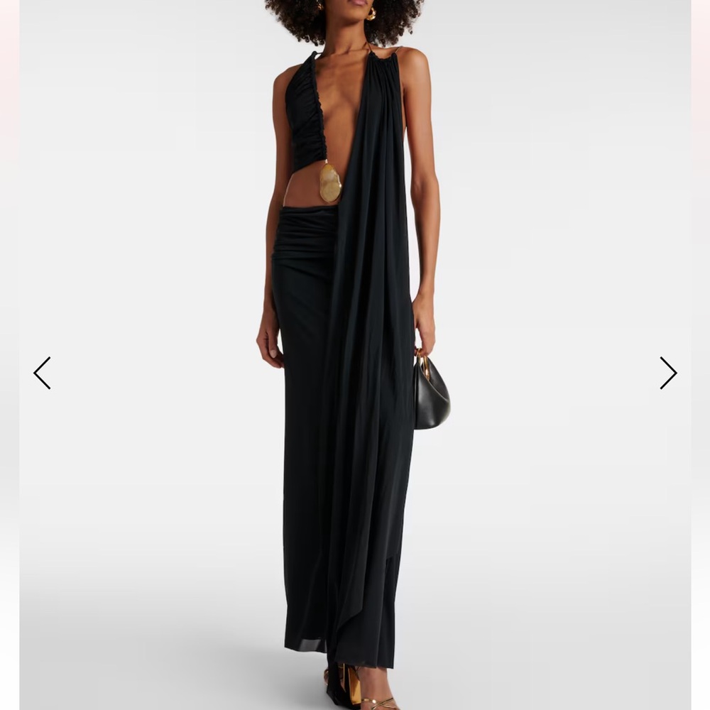 Christopher Esber Black Maxi Dress